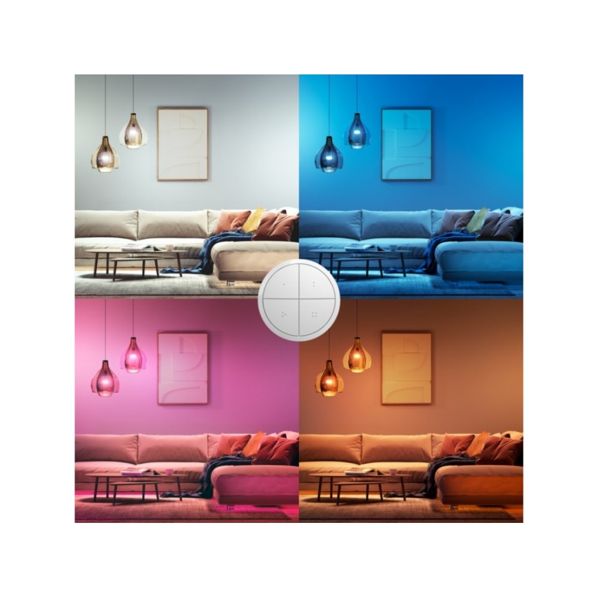 Philips - Fernbedienung mit Schalter Hue TAP 1xCR2032 weiß