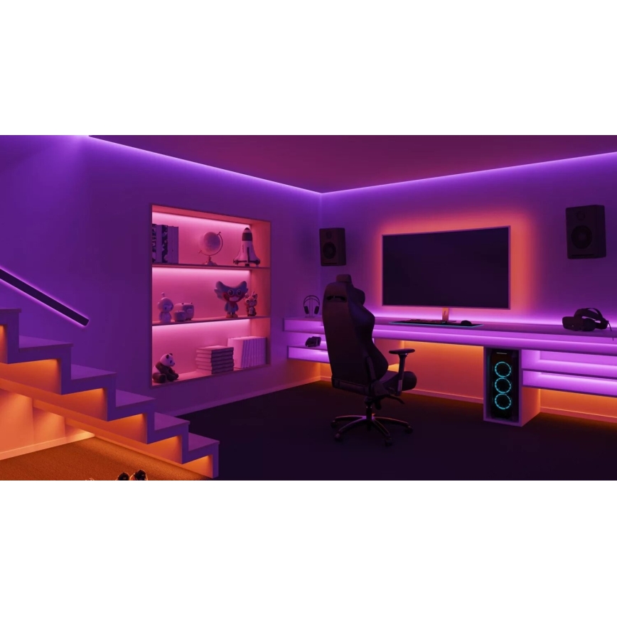 Philips - LED RGBW dimmbarer Streifen Hue WHITE AND COLOR AMBIANCE 5m LED/20W/230V 2000-6500K