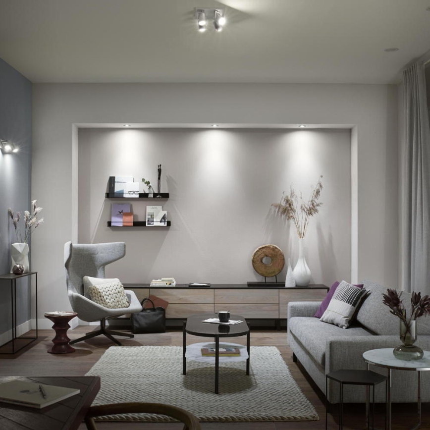 Grundset Philips Hue WHITE AND COLOR AMBIANCE 3xGU10/5,7W/230V 2000-6500K + Verbindungsgerät