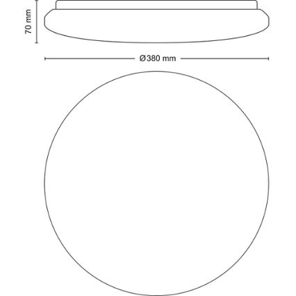 Philips - LED dimmbare Deckenleuchte LED/24W/230V 2700-6500K + Fernbedienung