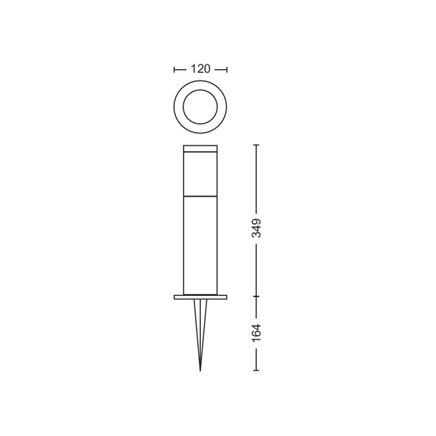 Philips - LED Außenleuchte GARDENLINK LED/6W/12V 2700K IP44