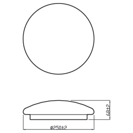 Philips - LED-Deckenleuchte MOIRE CL200 LED/10W/230V