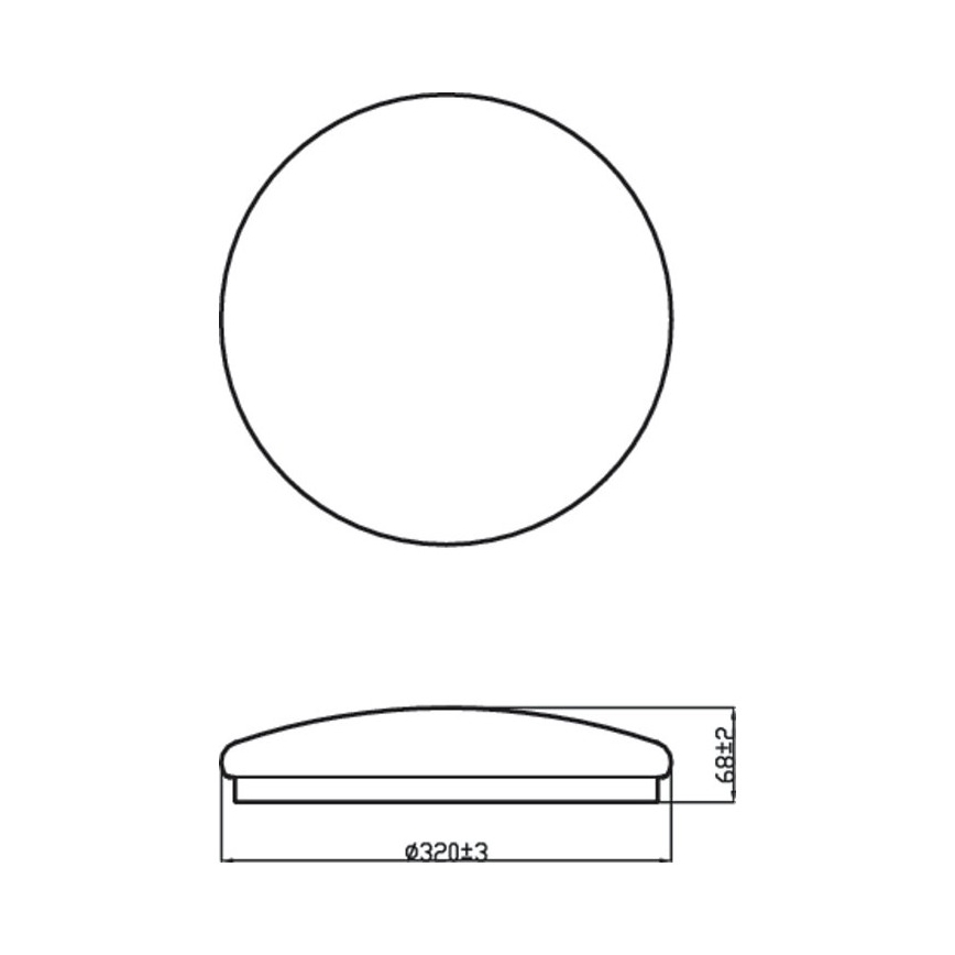Philips - LED-Deckenleuchte MOIRE LED/17W/230V