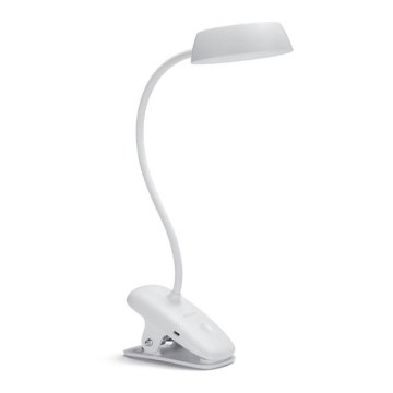 Philips - LED-Dimmleuchte mit Clip DONUTCLIP LED/3W/5V 1200 mAh CRI 90 Weiß