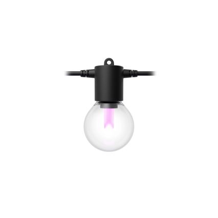 Philips - LED RGBW dimmbar Außen-Lichterkette Hue FESTAVIA 20xLED 14m IP65