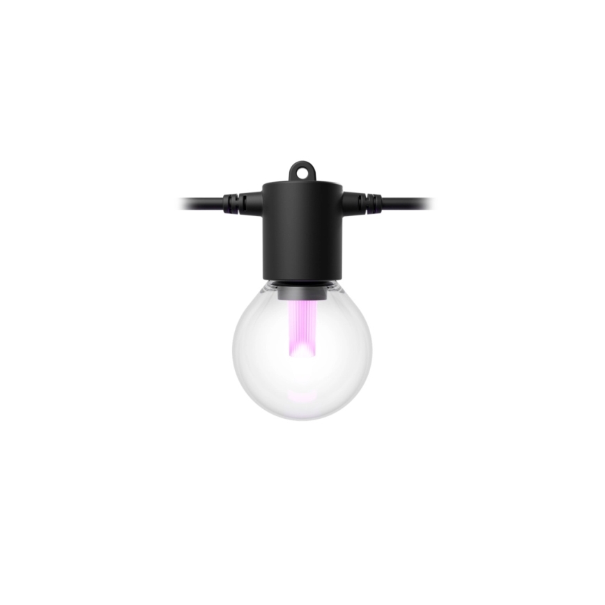 Philips - LED RGBW dimmbar Außen-Lichterkette Hue FESTAVIA 20xLED 14m IP65