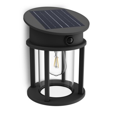 Philips - LED-Solar-Wandleuchte mit Bewegungs- und Dämmerungssensor GERI LED/3,2W/3,7V 2600 mAh 4000K IP44
