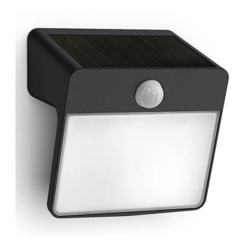 Philips - LED Solar-Wandleuchte mit Bewegungs- und Dämmerungssensor YARIXA LED/2,2W/3,7V 600 mAh IP44