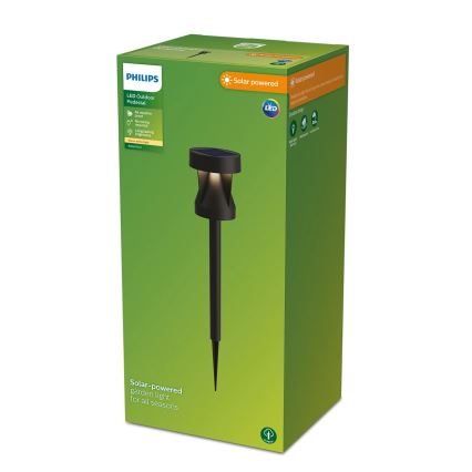 Philips - LED-Solarleuchte AVERY LED/1,8W/3,7V 2600 mAh 2700K IP44