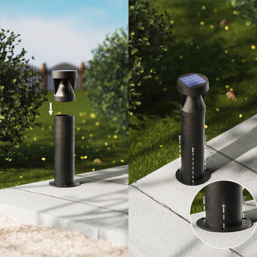 Philips - LED-Solarleuchte AVERY LED/1,8W/3,7V 2600 mAh 2700K IP44
