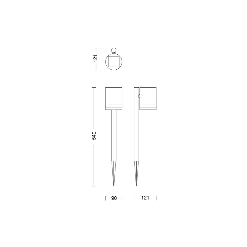 Philips - LED Solarleuchte FYCE LED/1,5W/3,7V 1200 mAh IP44