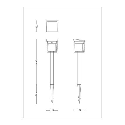 Philips - LED-Solarleuchte mit Sensor BLAISE LED/1,5W/3,7V 2600 mAh 3000K IP44