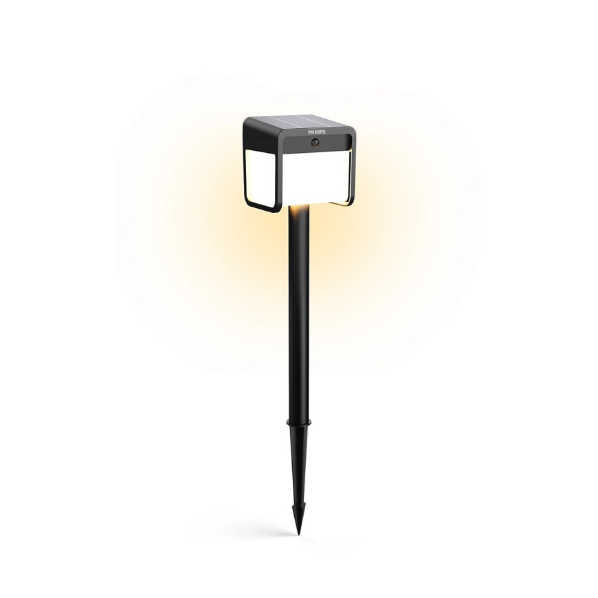 Philips - LED-Solarleuchte mit Sensor EZRA LED/1,8W/3,7V 2600 mAh 3000K IP44