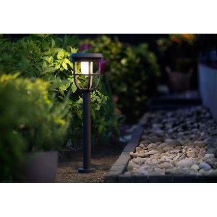 Philips - LED Solarleuchte mit Bewegungs- und Dämmerungssensor RADII LED/1,3W/3,7V 2000 mAh 3000K IP44
