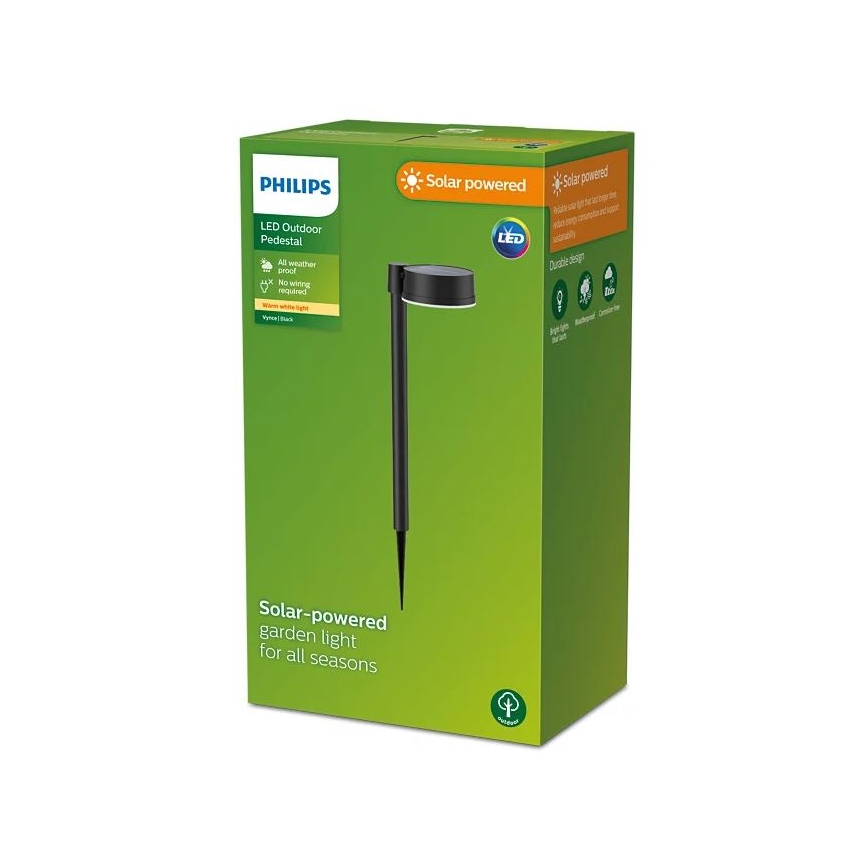 Philips - LED-Solarleuchte VYNCE LED/1,5W/3,7V 1500 mAh IP44