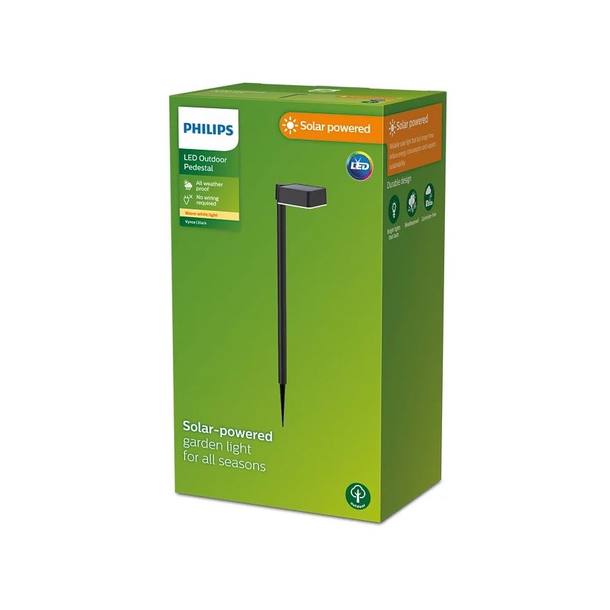 Philips - LED-Solarleuchte VYNCE LED/1,5W/3,7V 1500 mAh IP44