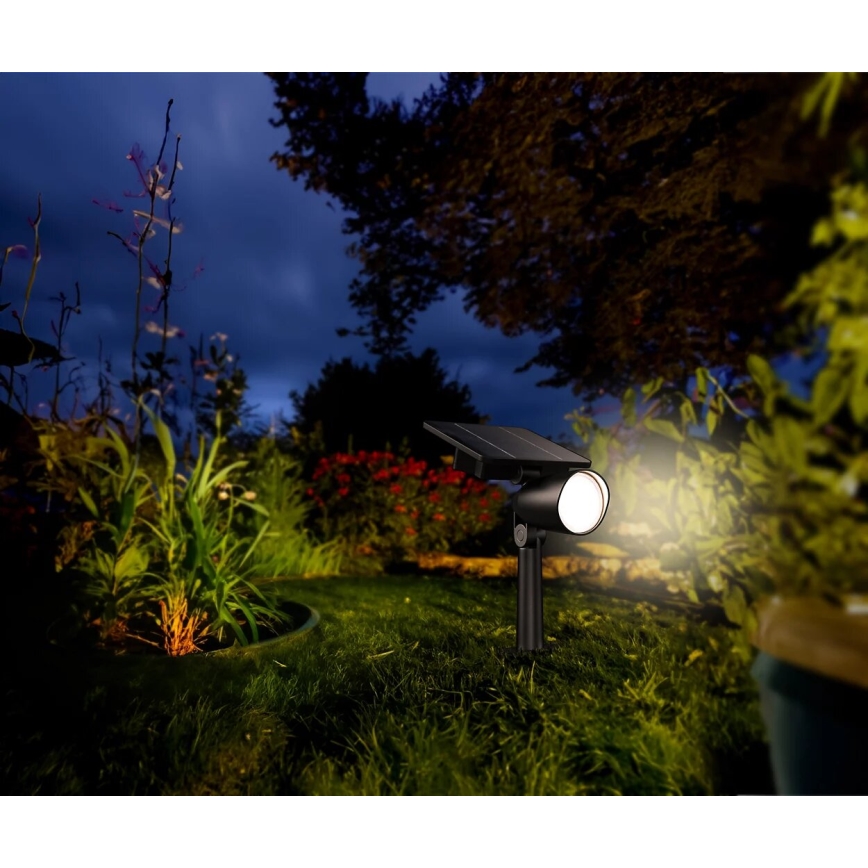 Philips - LED-Solarstrahler ASHLYN LED/1,4W/3,7V 2600 mAh 2700K IP44