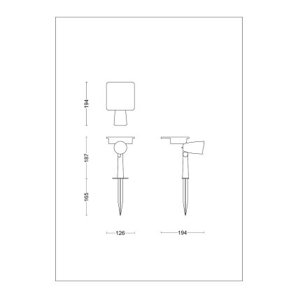 Philips - LED-Solarstrahler ASHLYN LED/1,4W/3,7V 2600 mAh 2700K IP44