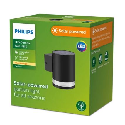Philips - LED-Solarwandleuchte FYCE LED/1,5W/3,7V 1200 mAh IP44