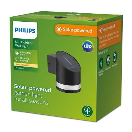 Philips - LED-Solarwandleuchte FYCE LED/1,5W/3,7V 1200 mAh IP44