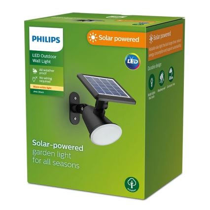 Philips - LED-Solarwandleuchte JIVIX LED/1,4W/3,7V 1800 mAh IP44