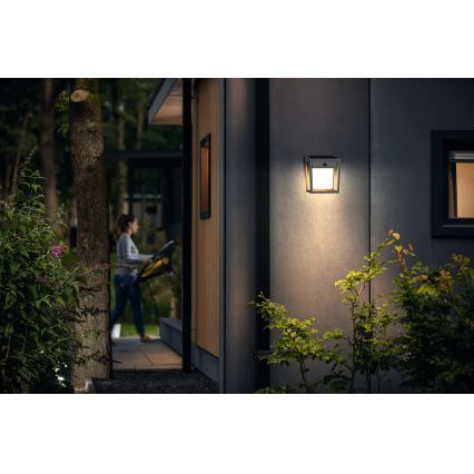 Philips - LED-Solarwandleuchte mit Sensor BLAISE LED/1,5W/3,7V 2600 mAh 3000K IP44