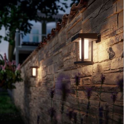 Philips - LED-Solarwandleuchte mit Sensor CAMILL LED/1,4W/3,7V 2000 mAh IP44