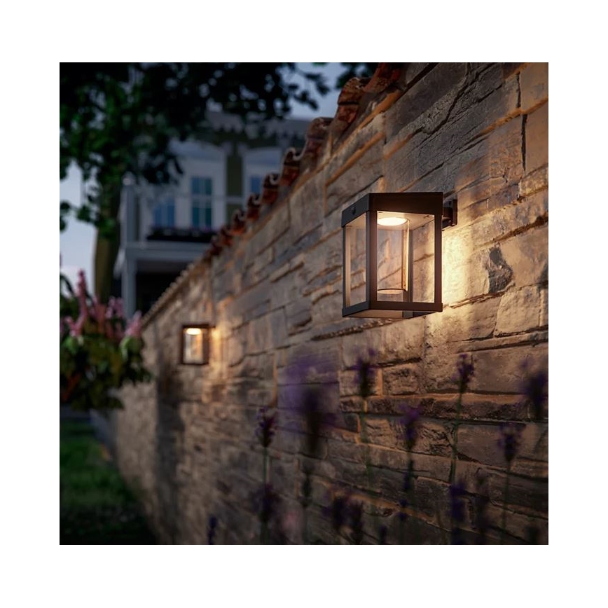 Philips - LED-Solarwandleuchte mit Sensor CAMILL LED/1,4W/3,7V 2000 mAh IP44