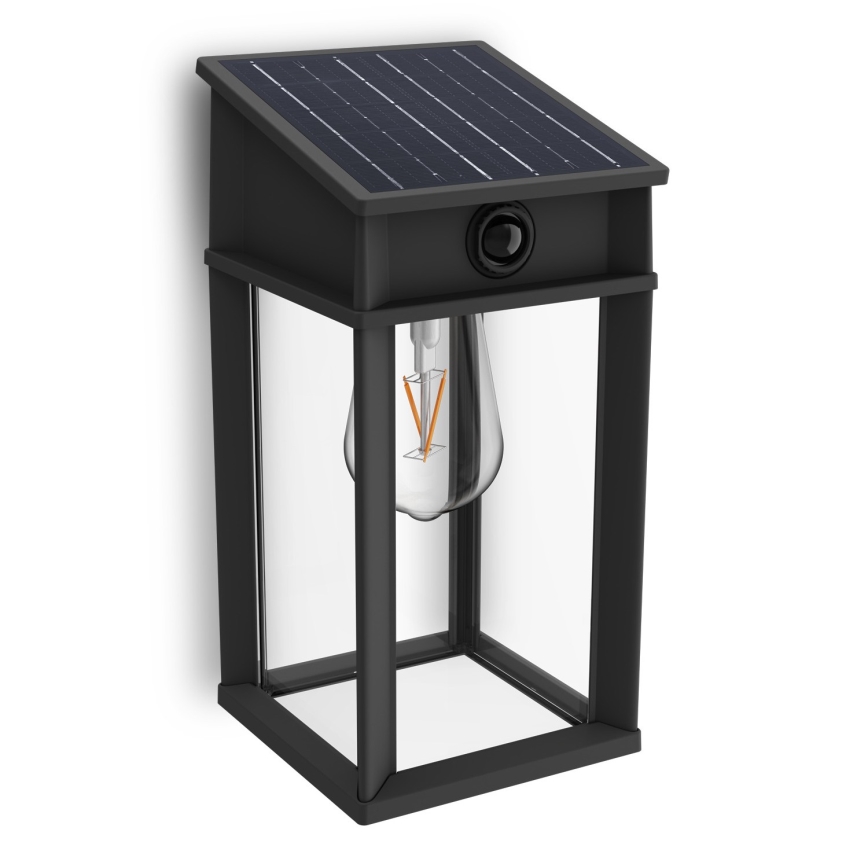 Philips - LED-Solarwandleuchte mit Sensor GERI LED/3,2W/3,7V 2600 mAh 2700K IP44