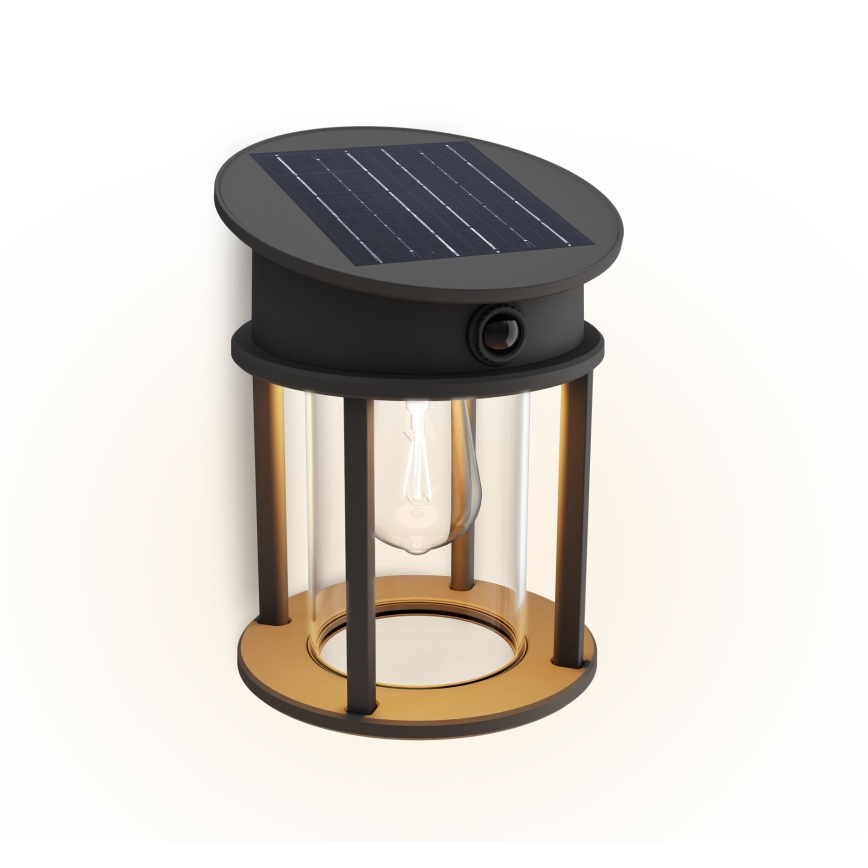 Philips - LED-Solarwandleuchte mit Sensor GERI LED/3,2W/3,7V 2600 mAh 2700K IP44