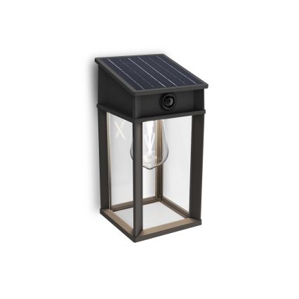 Philips - LED-Solarwandleuchte mit Sensor GERI LED/3,2W/3,7V 2600 mAh 4000K IP44