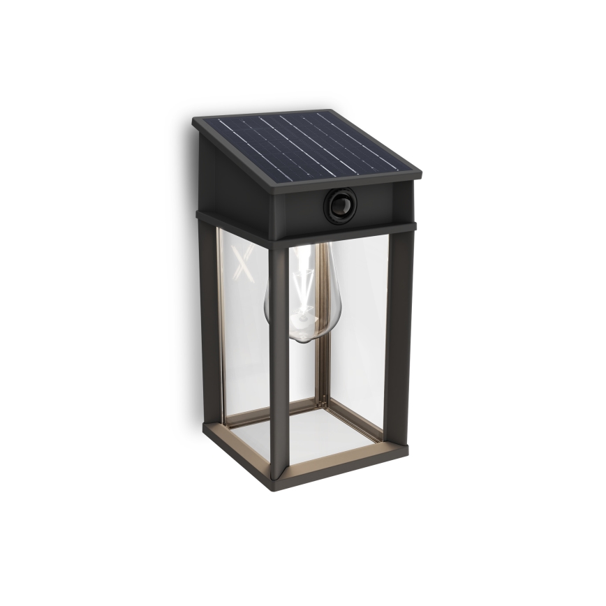 Philips - LED-Solarwandleuchte mit Sensor GERI LED/3,2W/3,7V 2600 mAh 4000K IP44