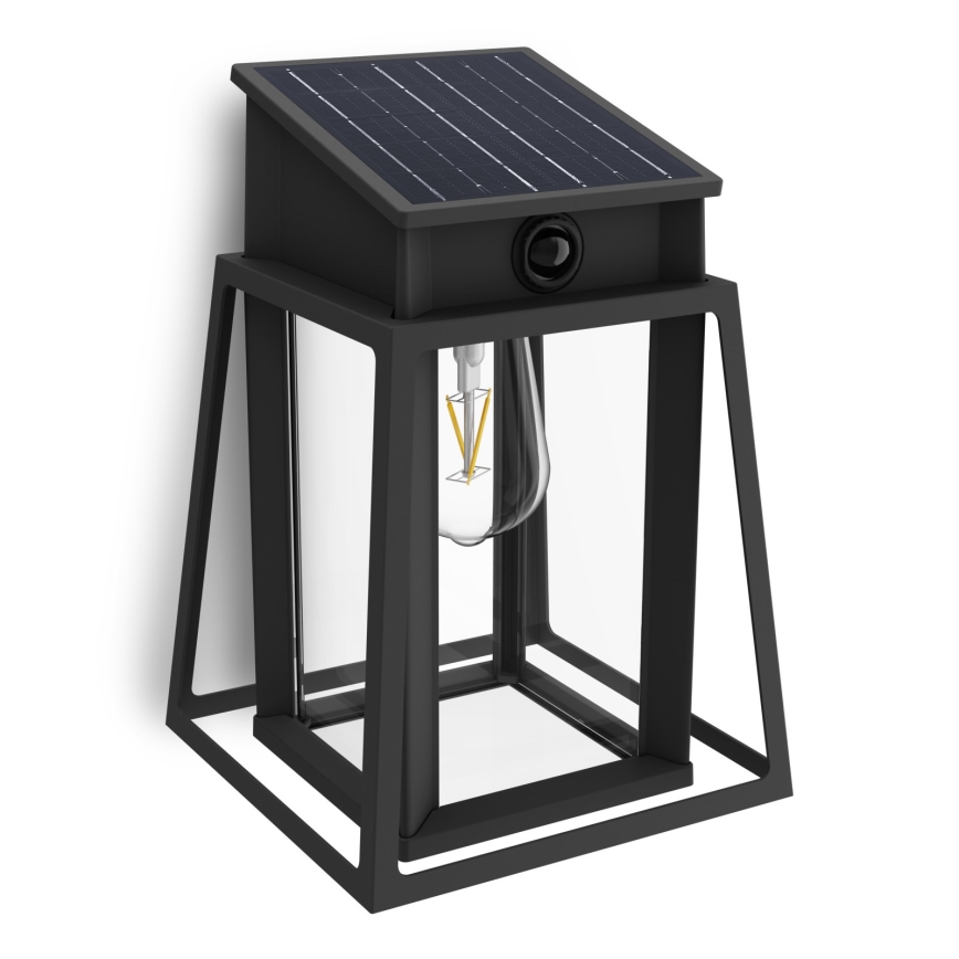 Philips - LED-Solarwandleuchte mit Sensor LYSIN LED/3,2W/3,7V 2600 mAh 4000K IP44