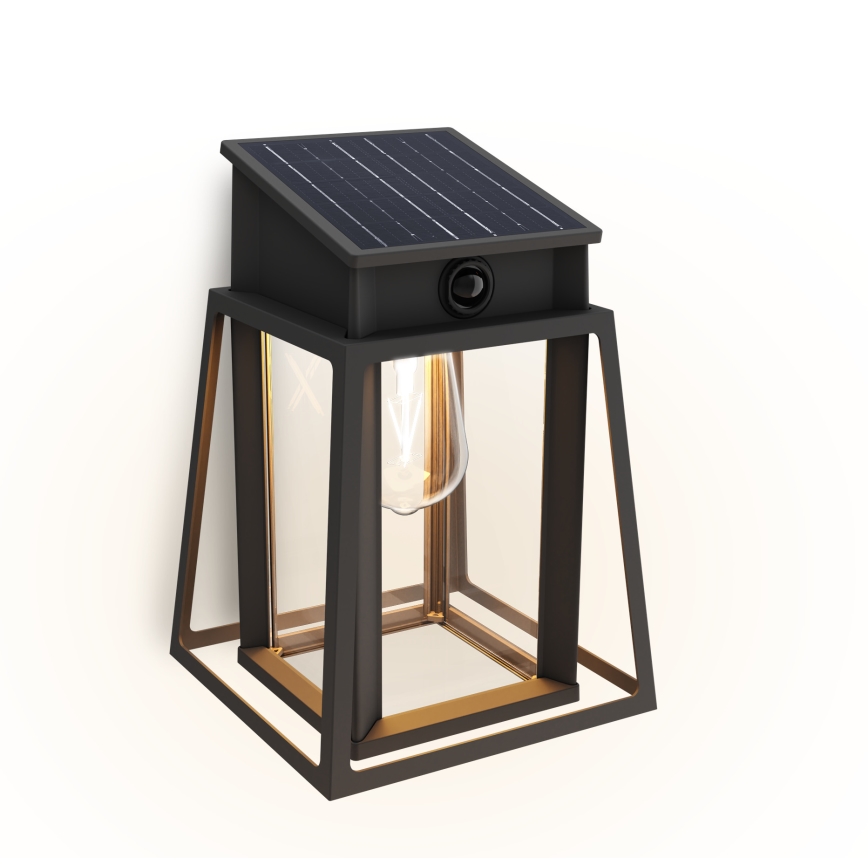 Philips - LED-Solarwandleuchte mit Sensor LYSIN LED/3,2W/3,7V 2600 mAh 2700K IP44