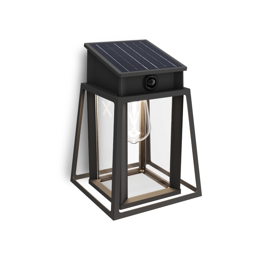 Philips - LED-Solarwandleuchte mit Sensor LYSIN LED/3,2W/3,7V 2600 mAh 4000K IP44