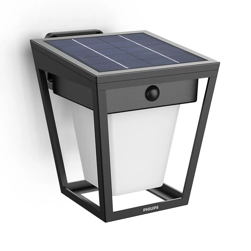 Philips - LED-Solarwandleuchte mit Sensor NISSA LED/1,8W/3,7V 2600 mAh 3000K IP44