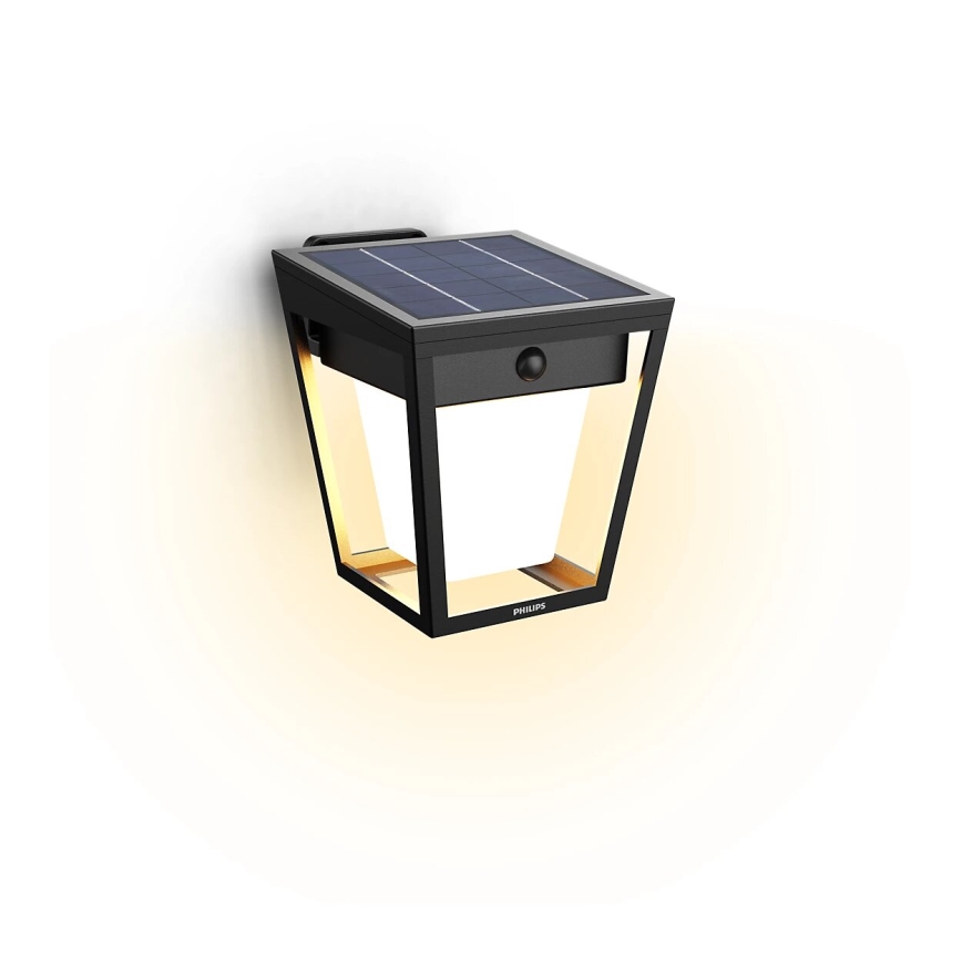 Philips - LED-Solarwandleuchte mit Sensor NISSA LED/1,8W/3,7V 2600 mAh 3000K IP44