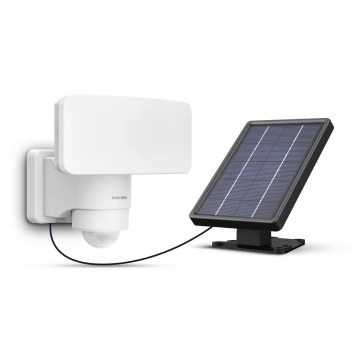 Philips - LED-Solarwandleuchte mit Sensor TYLUS LED/6W/3,7V 2600 mAh 3000K IP44