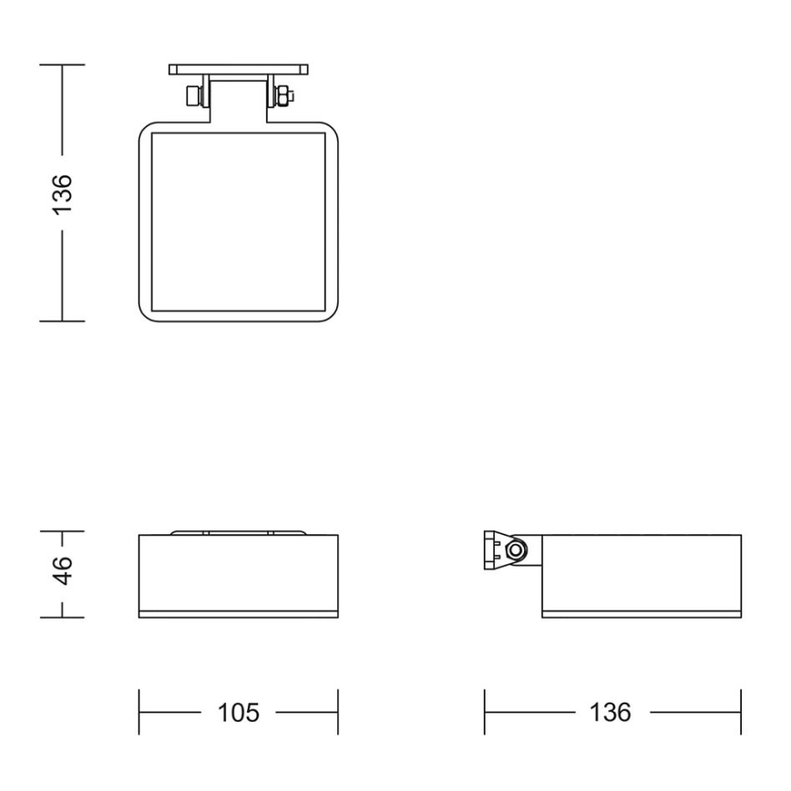 Philips - LED-Solarwandleuchte VYNCE LED/1,5W/3,7V 1500 mAh IP44