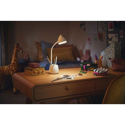 Philips - LED dimmbare Touch-Tischlampe HAT LED/4,5W/5V 1800 mAh 3000/4000/5700K CRI 90