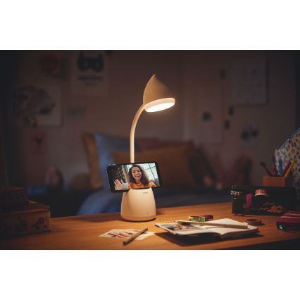 Philips - LED dimmbare Touch-Tischlampe HAT LED/4,5W/5V 1800 mAh 3000/4000/5700K CRI 90