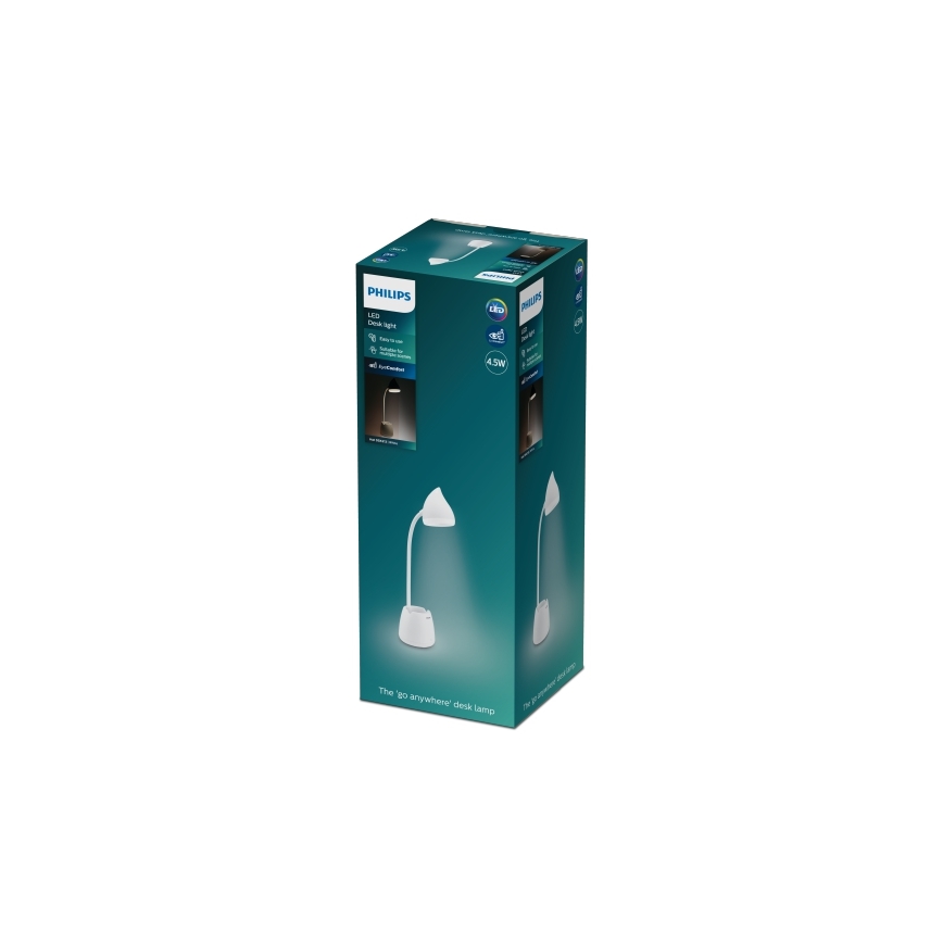 Philips - LED dimmbare Touch-Tischlampe HAT LED/4,5W/5V 1800 mAh 3000/4000/5700K CRI 90