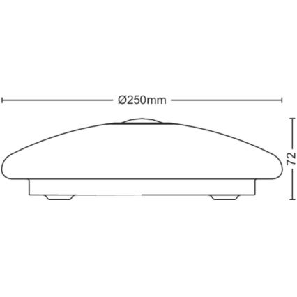 Philips - LED Deckenleuchte mit Sensor MAUVE LED/6W/230V