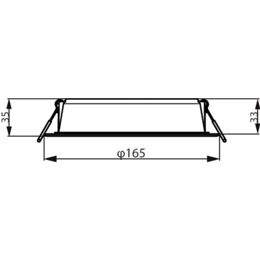 Philips - LED Einbauleuchte MESON LED/16,5W/230V 4000K
