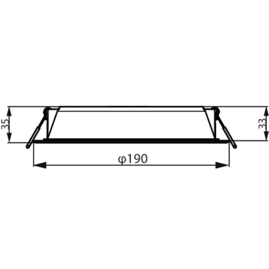 Philips - LED Einbauleuchte MESON LED/20W/230V 4000K