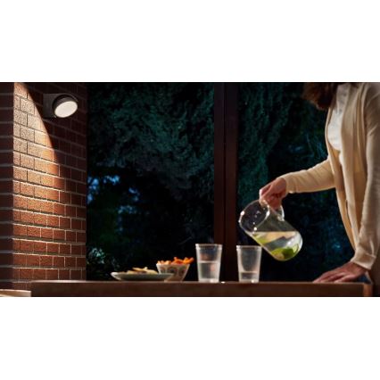 Philips - LED Außenwandleuchte LED/7W/230V 2700K IP44
