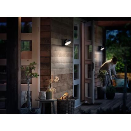 Philips - LED Außenwandleuchte LED/7W/230V 2700K IP44