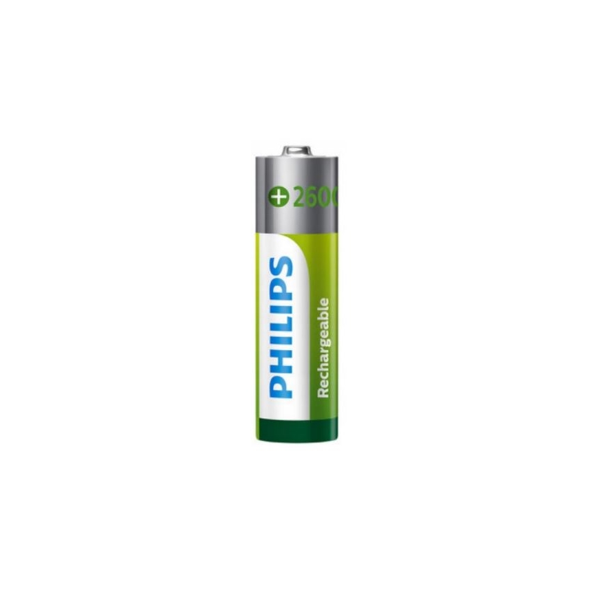 Philips R6B4B260/10 - 4 Stk. wiederaufladbare Batterie AA MULTILIFE NiMH/1,2V/2600 mAh