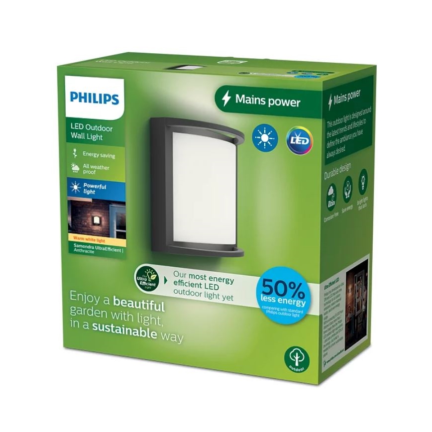 Philips - LED Außenwandleuchte SAMONDRA LED/3,8W/230V IP44