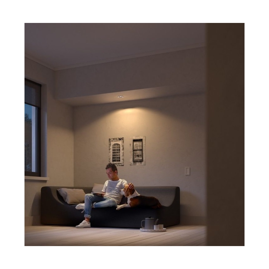 Philips - SET 3x LED dimmbare Einbaulampe Hue MILLISKIN 1xGU10/5,7W/230V 2200-6500K